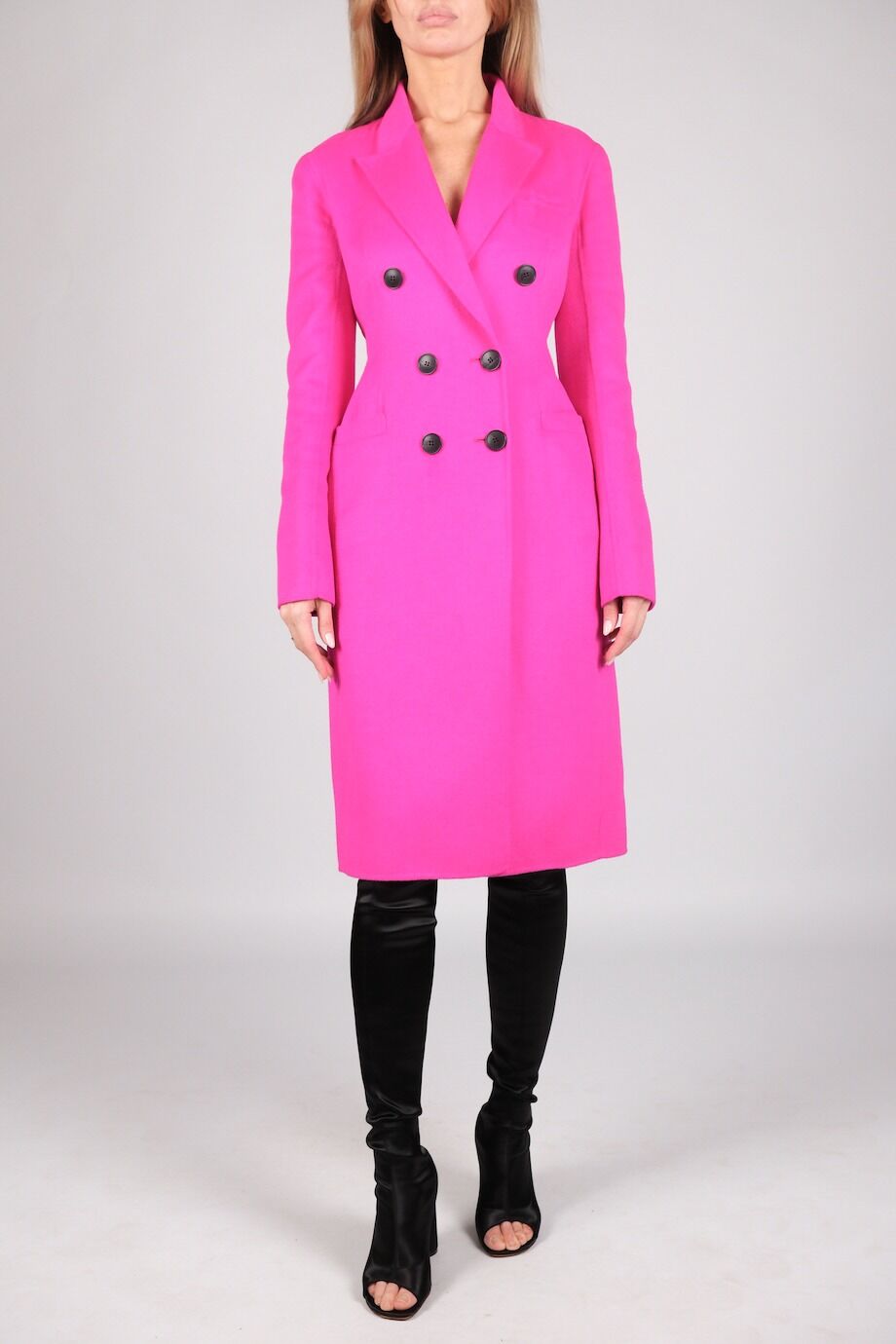 image 2 Пальто цвета фуксии