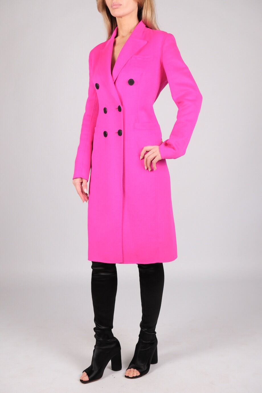 image 3 Пальто цвета фуксии