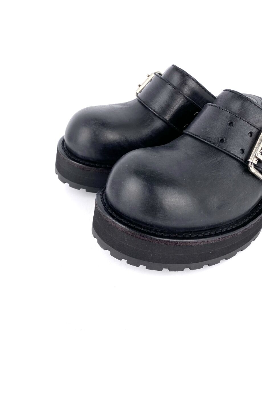 image 3 Клоги черного цвета с пряжкой