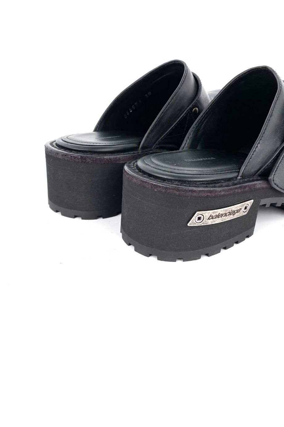 image 4 Клоги черного цвета с пряжкой