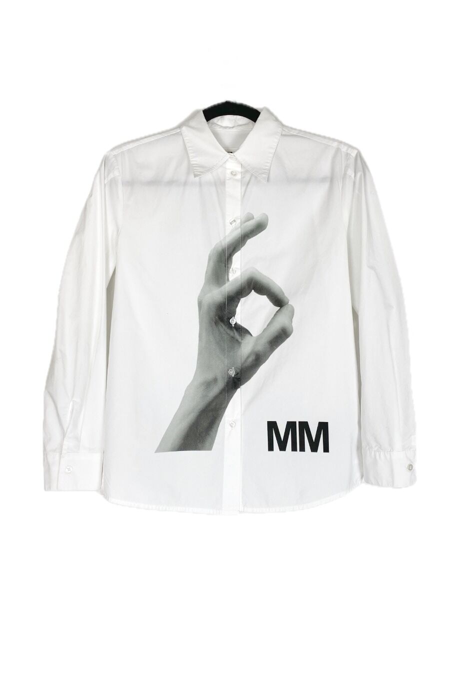 image 1 Детская рубашка белого цвета с принтом