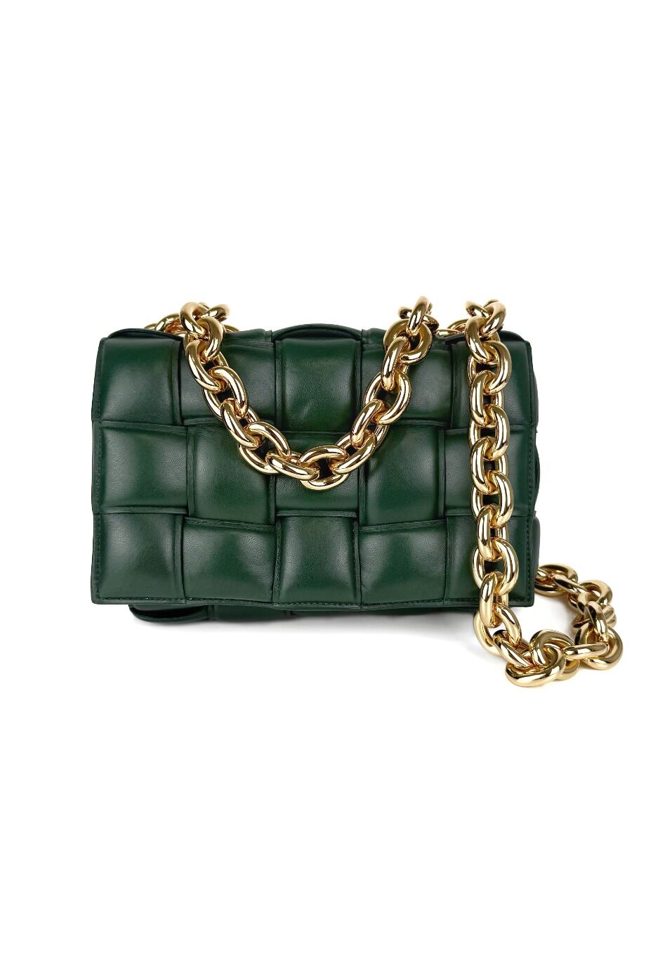 image 1 Сумка Chain Cassete зеленого цвета