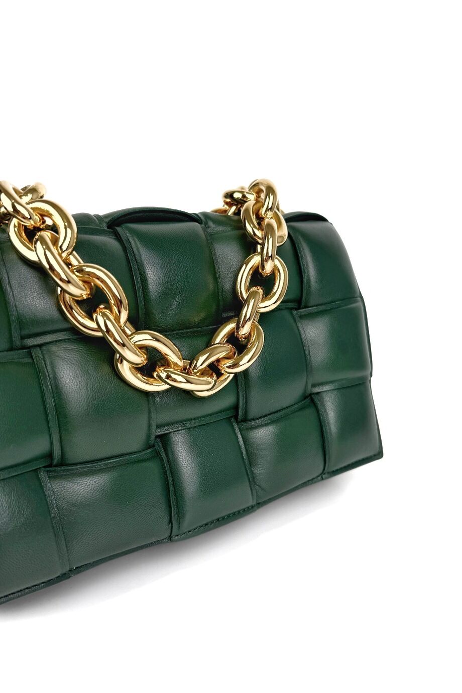 image 3 Сумка Chain Cassete зеленого цвета