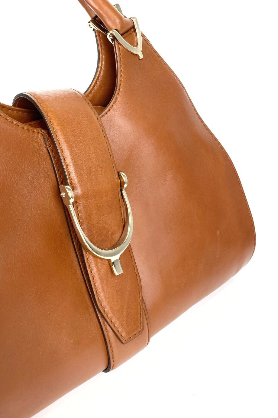 image 4 Сумка Stirrup карамельного цвета