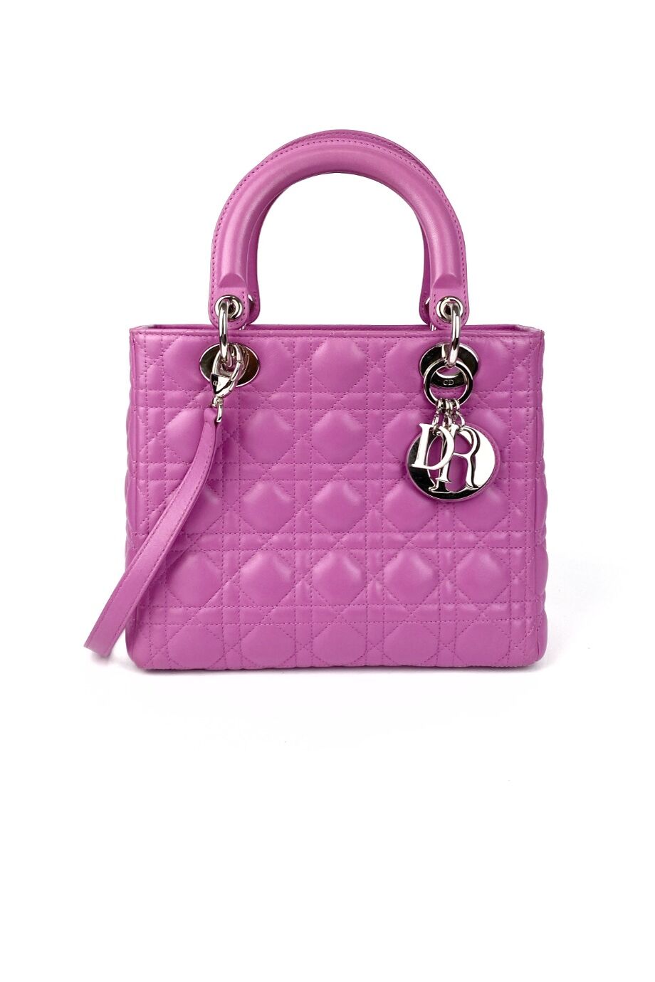image 1 Сумка Lady Dior розового цвета