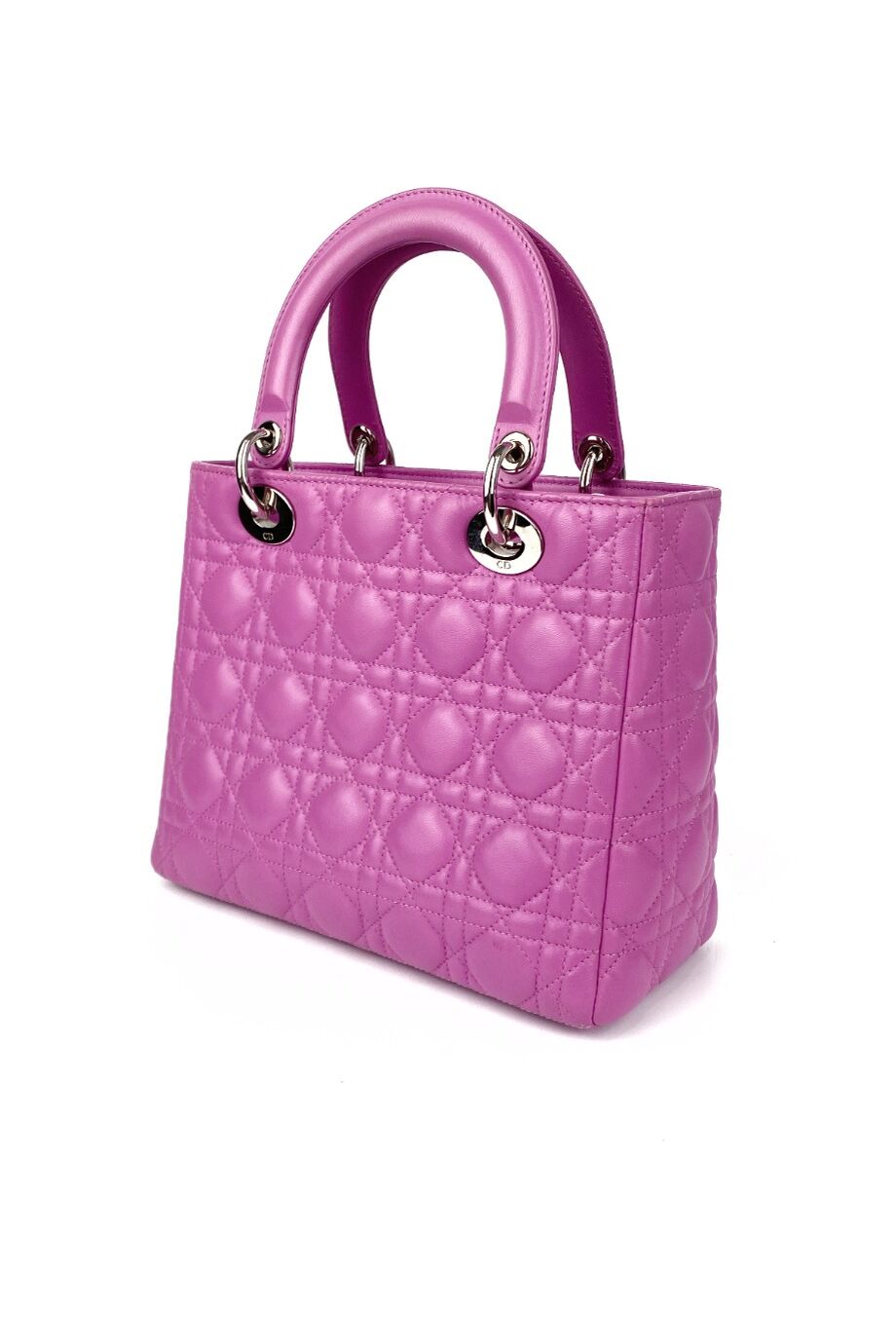 image 4 Сумка Lady Dior розового цвета