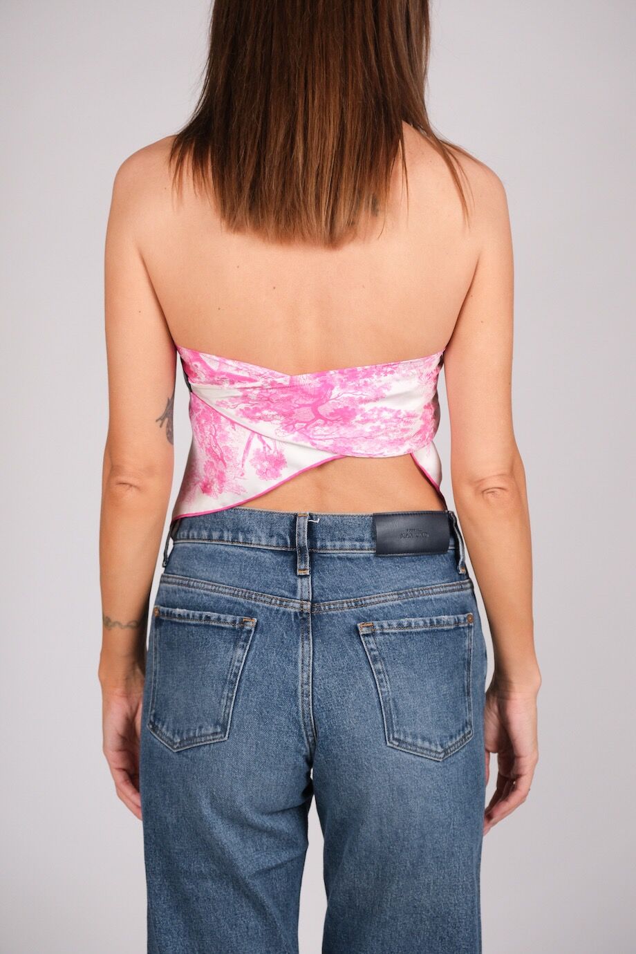 image 4 Топ с принтом Toile de Jouy Sauvage и ремнем