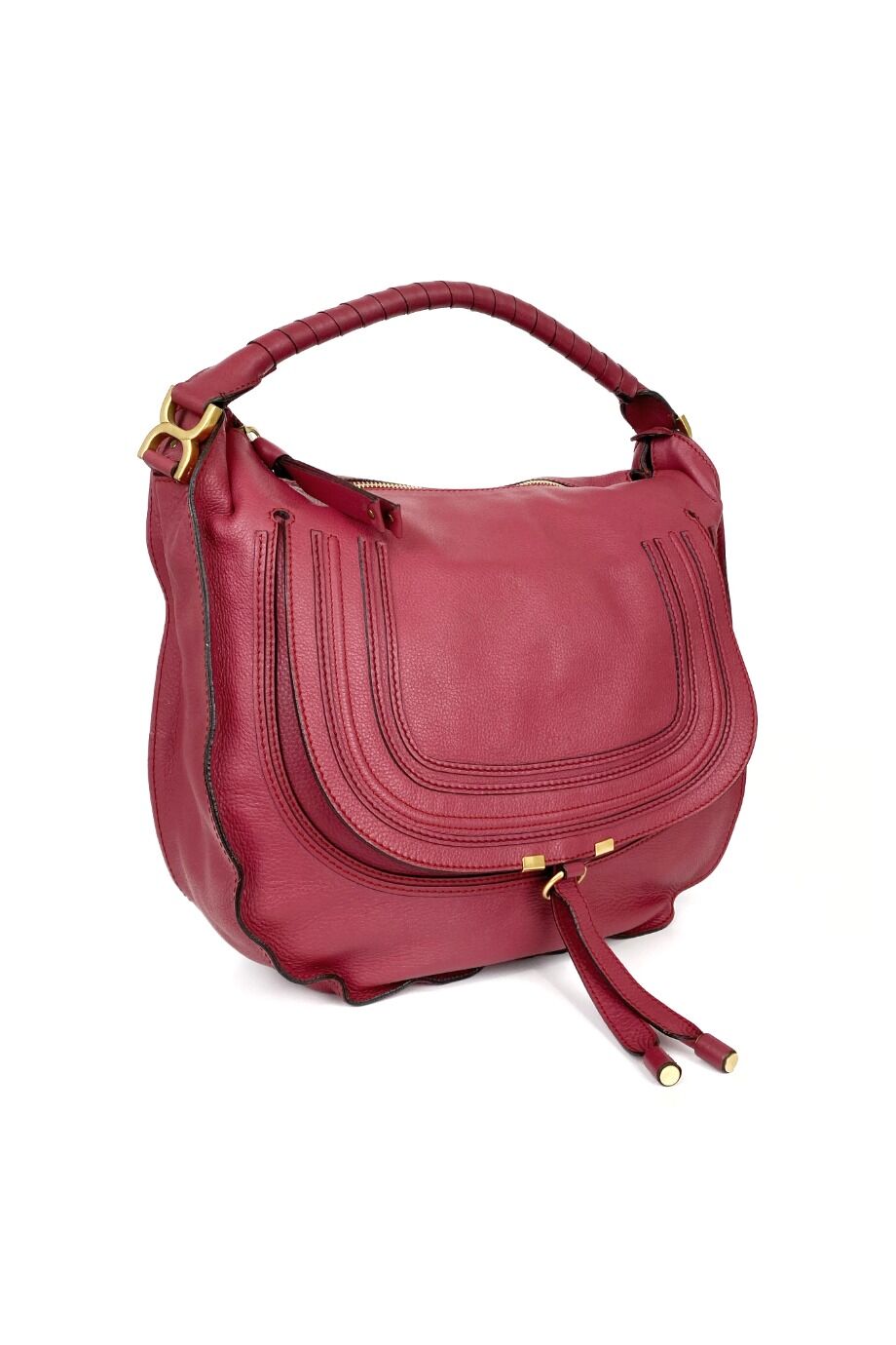 image 2 Сумка Marcie Hobo малинового цвета