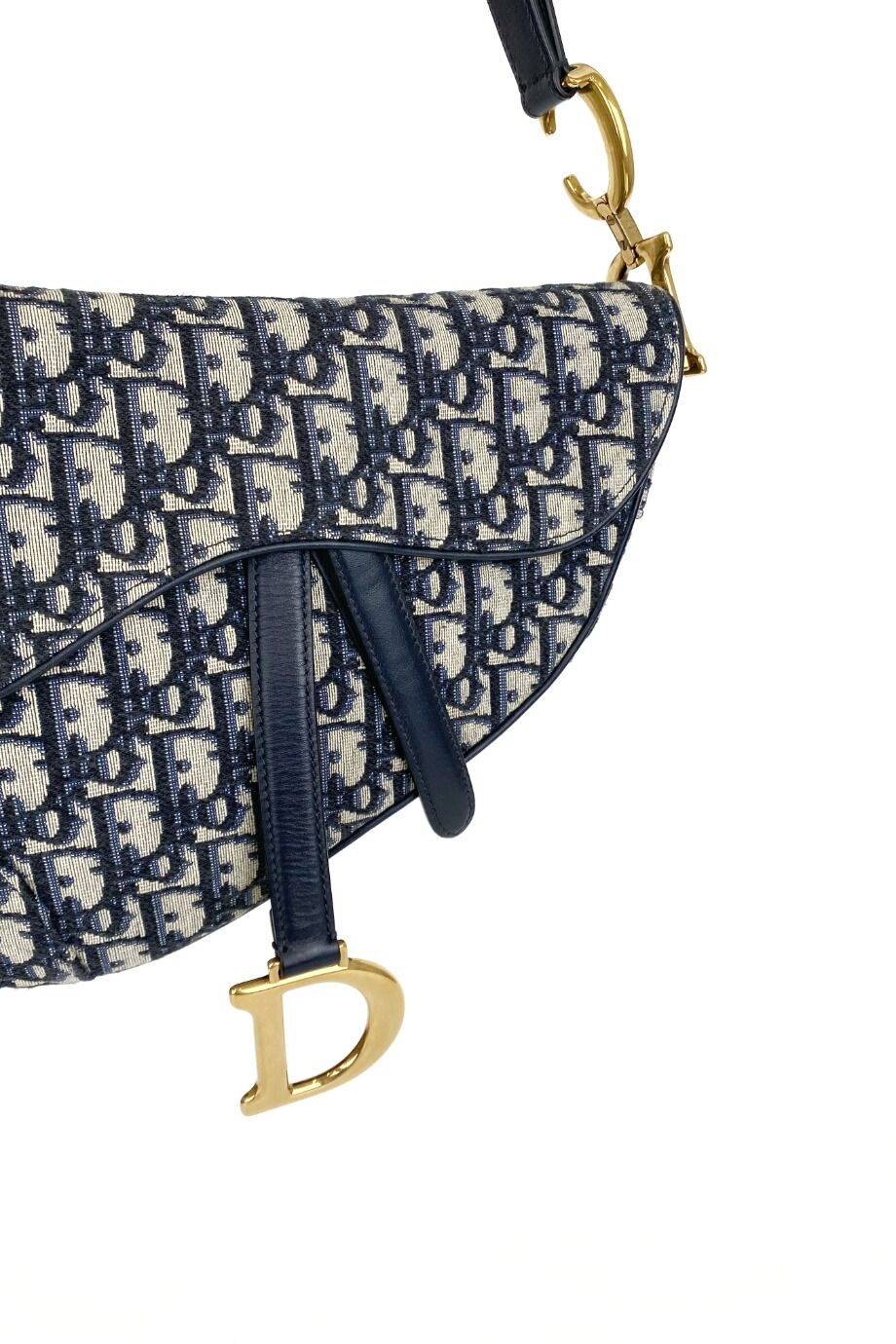 image 4 Сумка Saddle в монограмму с ремнем
