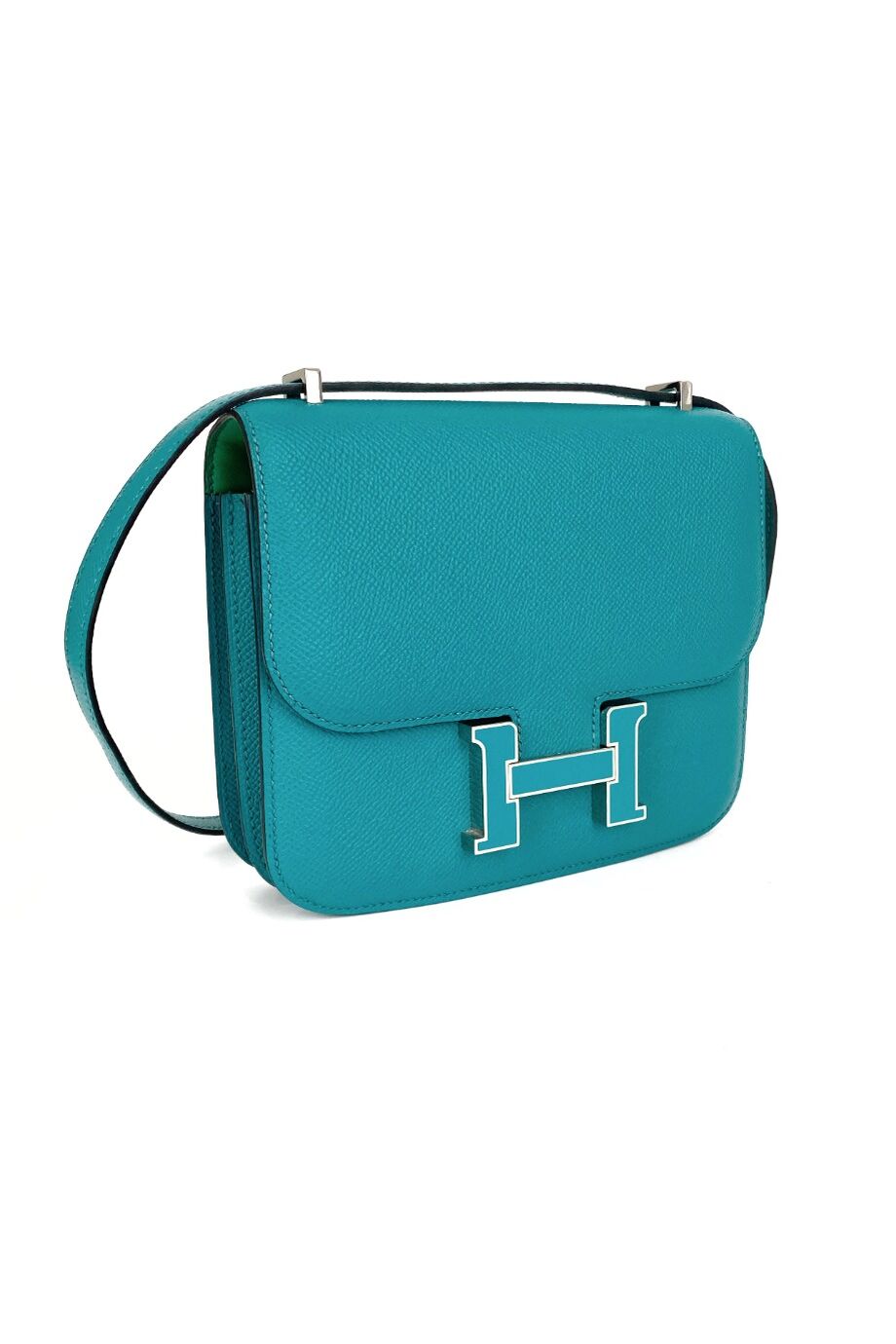 image 3 Сумка Constance mini 18 бирюзового цвета