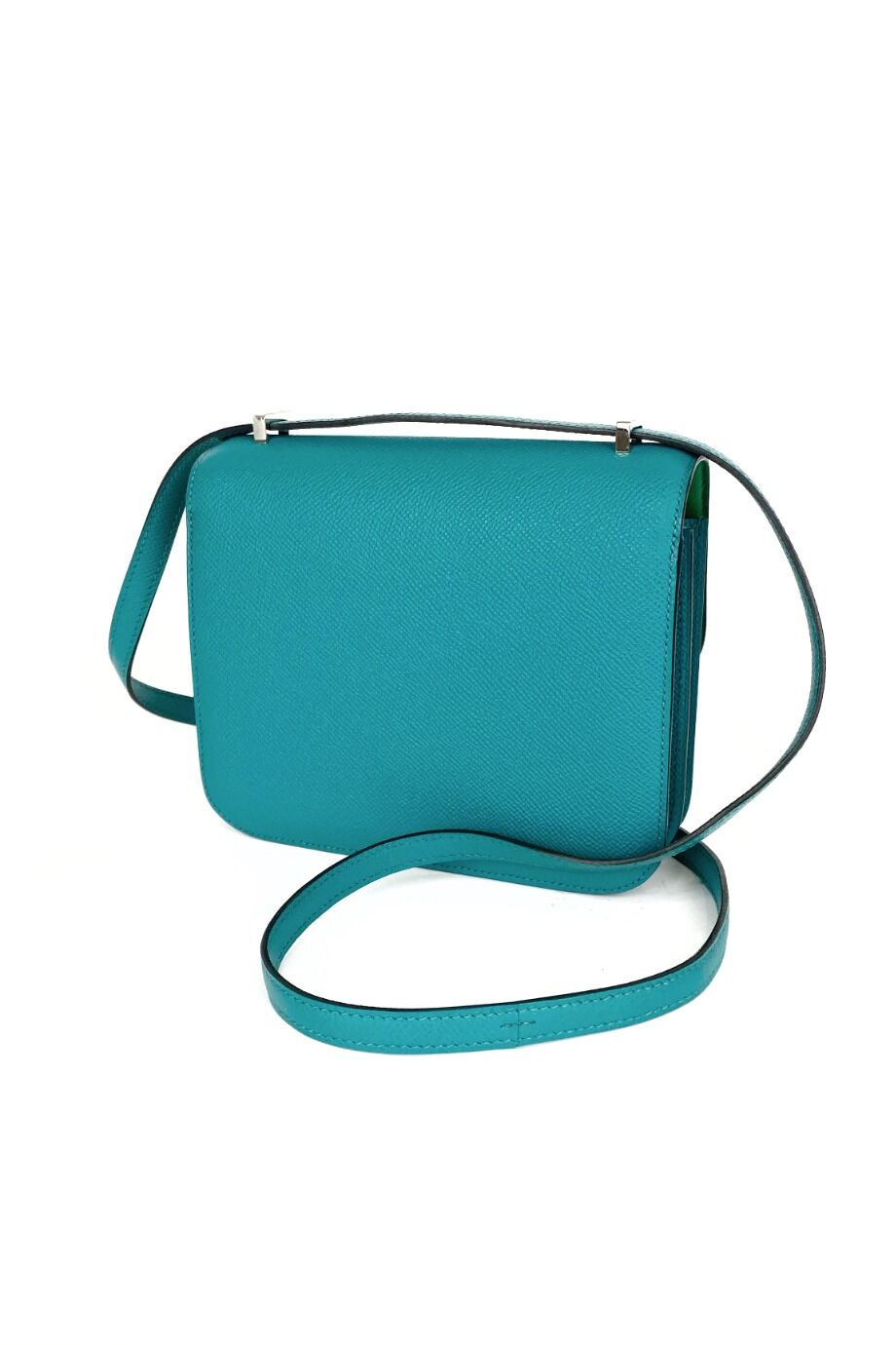 image 5 Сумка Constance mini 18 бирюзового цвета